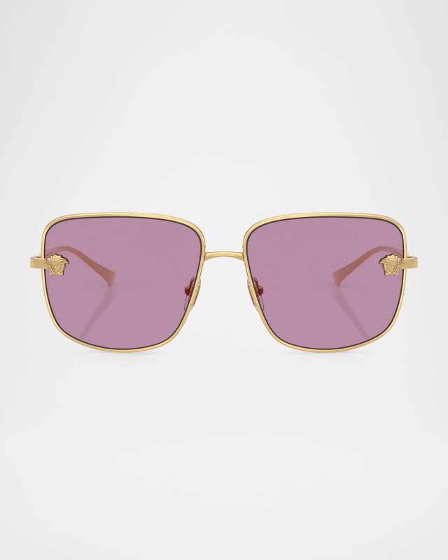 VE2282 Square Metal Sunglasses